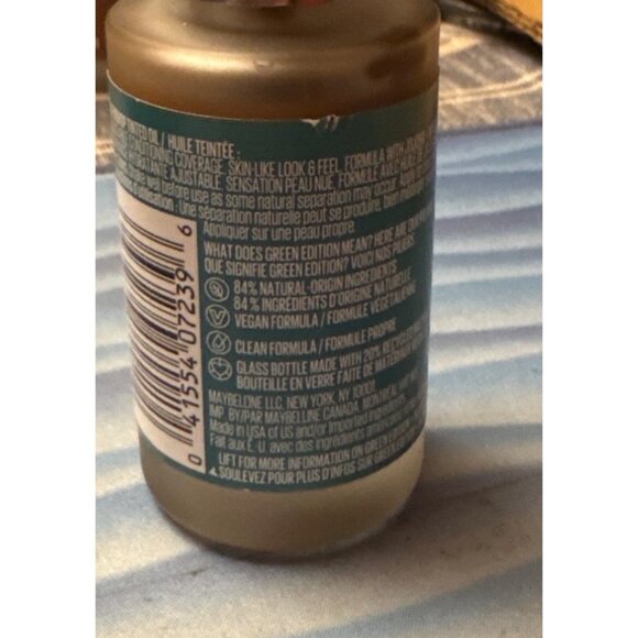Maybelline Green Edition Superdrop#100 Tinted Oil  20 ml Jojoba - Picture 4 of 5